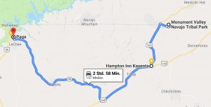 Hampton_Inn_Kayenta__US_Hwy_160__Kayenta__AZ_86033_nach_Page__Arizona_86040_-_Google_Maps
